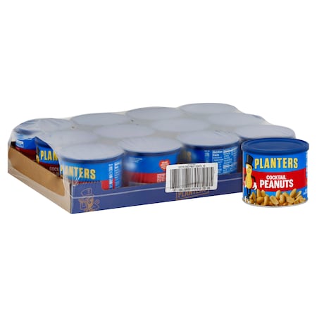 Planters Planters Cocktail Peanuts 12 oz., PK12 10029000072128